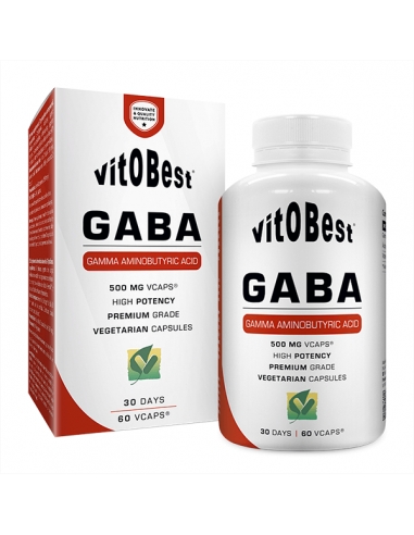 Gaba 500mg 60Caps - Vitobest