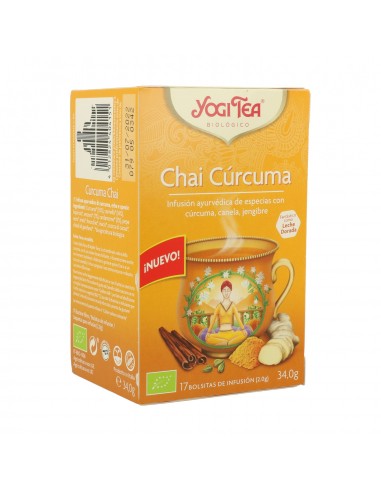 CHAI CÚRCUMA (17 BOLSITAS) - Yogi Tea