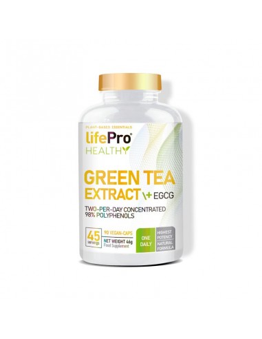 GREEN TEA + EGCG 90 VEGANCAPS 98%...