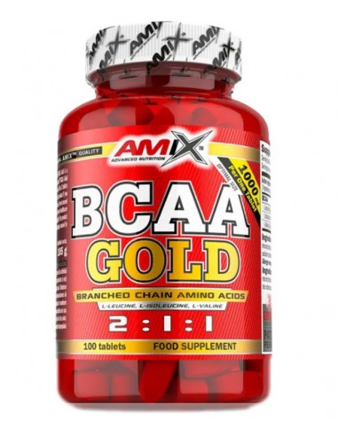 BCAA GOLD 2:1:1 (100 TABLETS) - Amix