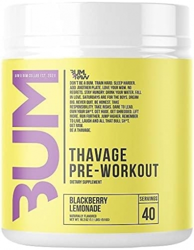 CBUM THAVAGE PREWORKOUT (40...