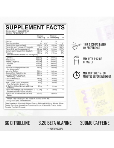 CBUM THAVAGE PREWORKOUT (40... 2